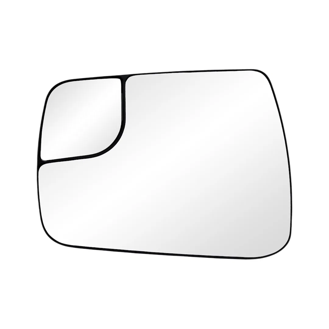 33317 – K-SOURCE Exterior Mirror Glass, OEM Replacement Direct Fit With Backing Plate With Heated Glass 6-3/4 Inch He...